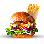 Grilled Veggie Burger Supper 